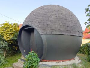 Готовый дом-шар под ключ — фото реализованного проекта в Московской области.