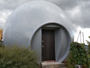 дом-шар каркасный — готовый объект от производителя в Москве.