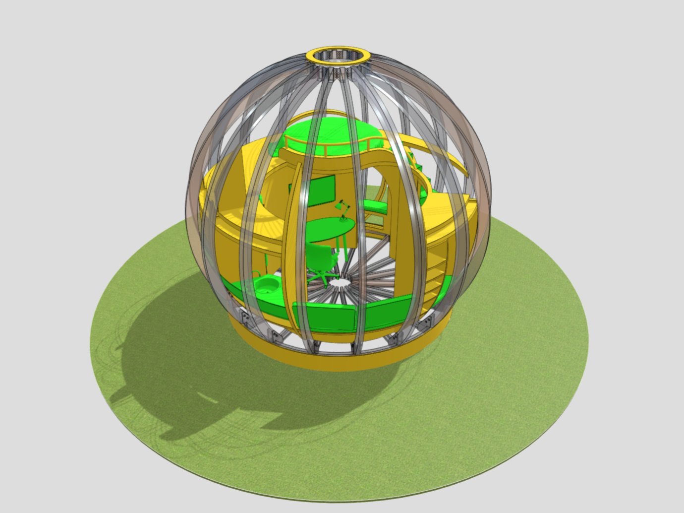 Индивидуальное проектирование дома-шара