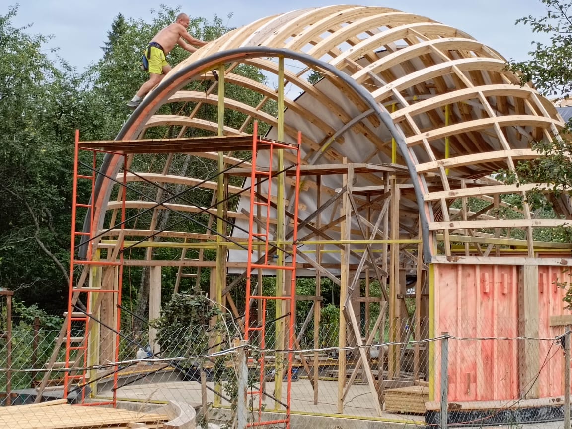 Сборка и монтаж под ключ дома-шара