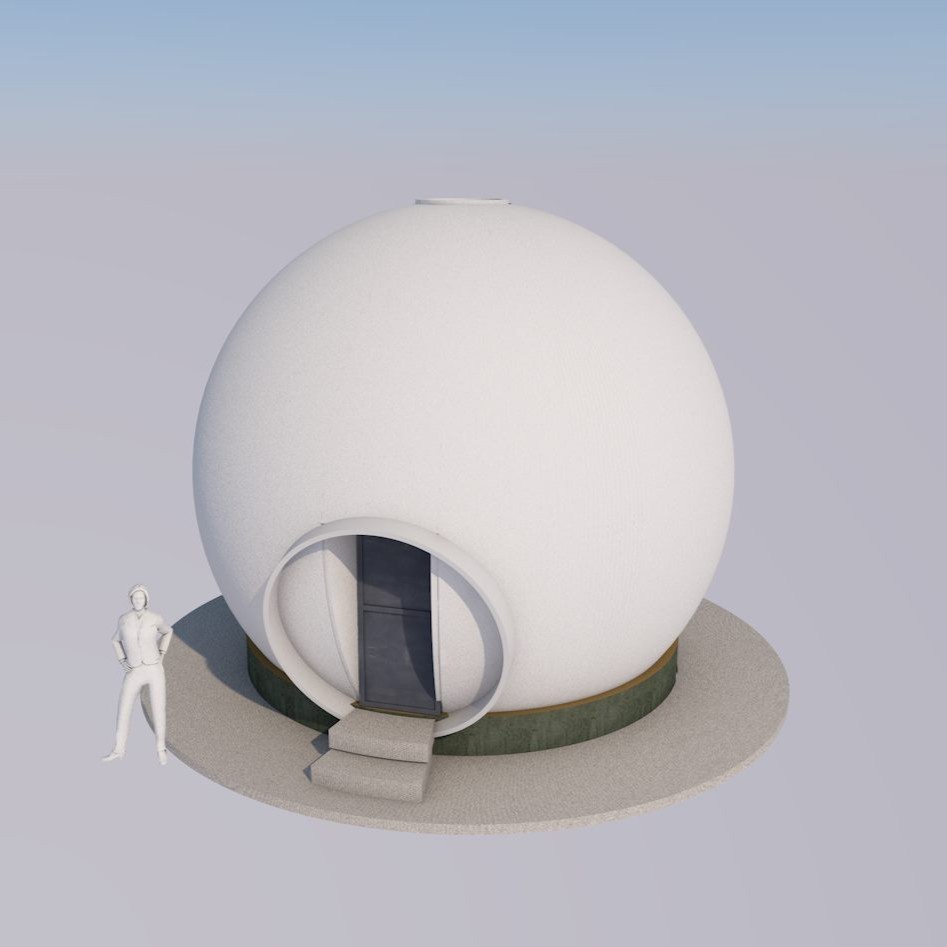 Готовый домокомплект дома-шара для дачи — цена сборного каркаса